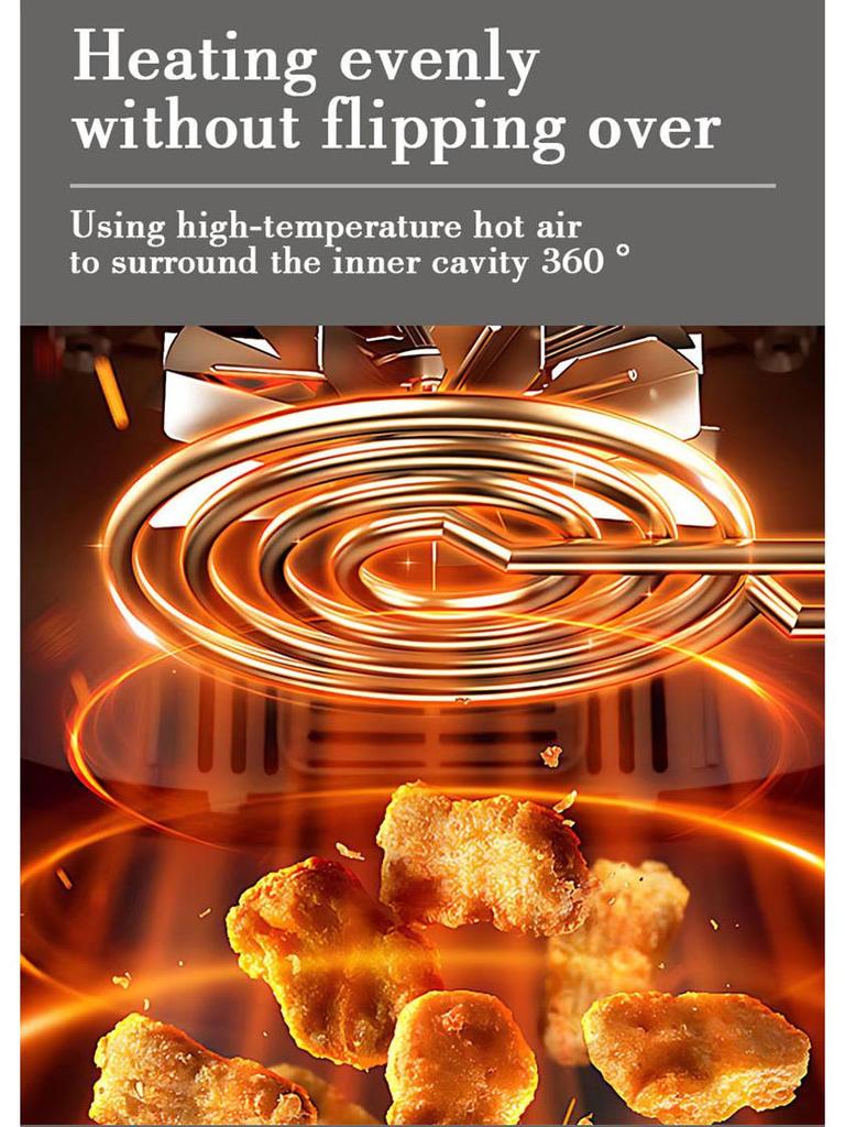 12L Large Capacity Household Air Fryer 110V, New Model