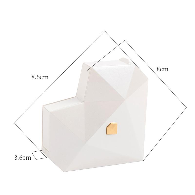 Heart Shaped Diamond Ring Box Automatic Pop-Up Proposal Surprise Ring Box Jewelry Storage Box For Girl Wedding Christmas Gifts