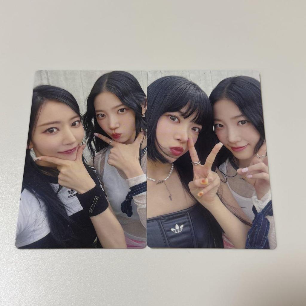 [USED] LE SSERAFIM Lucera UNFORGIVEN pair trading cards