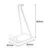 Yamazaki Jitsugyo Cleaner Stand Stick Cleaner Stand Vacuum Cleaner Stand Plate White 3275