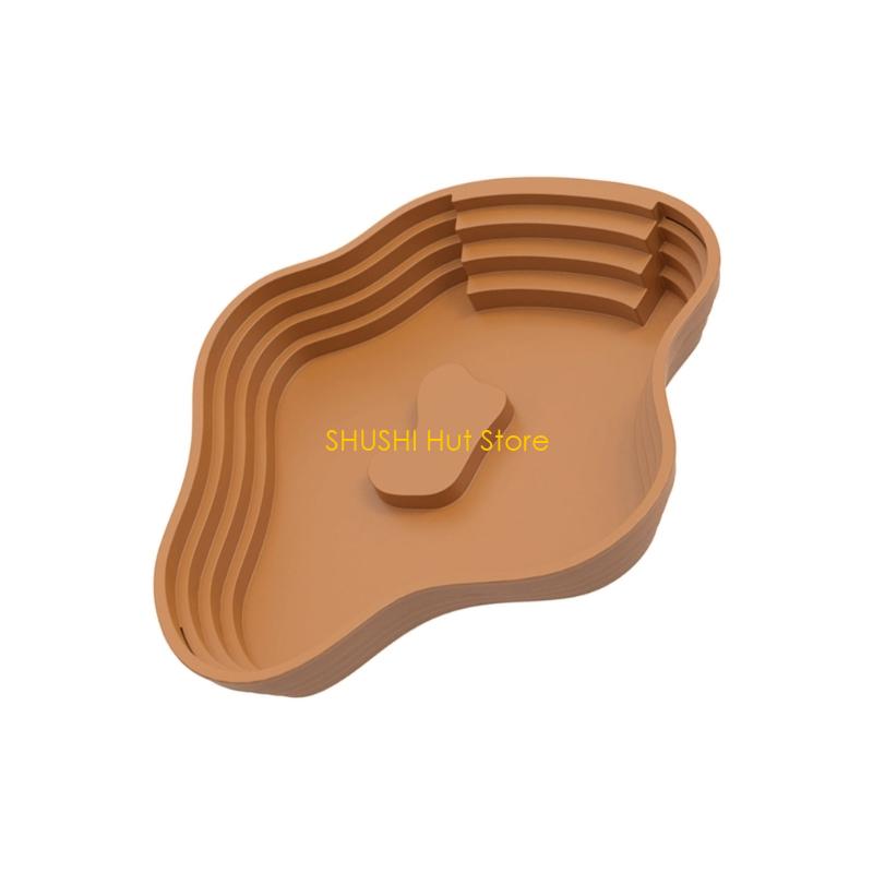 Strong Shelled Animal Water Plate Feeding Surfaces For Land And Partial Water Species D57B