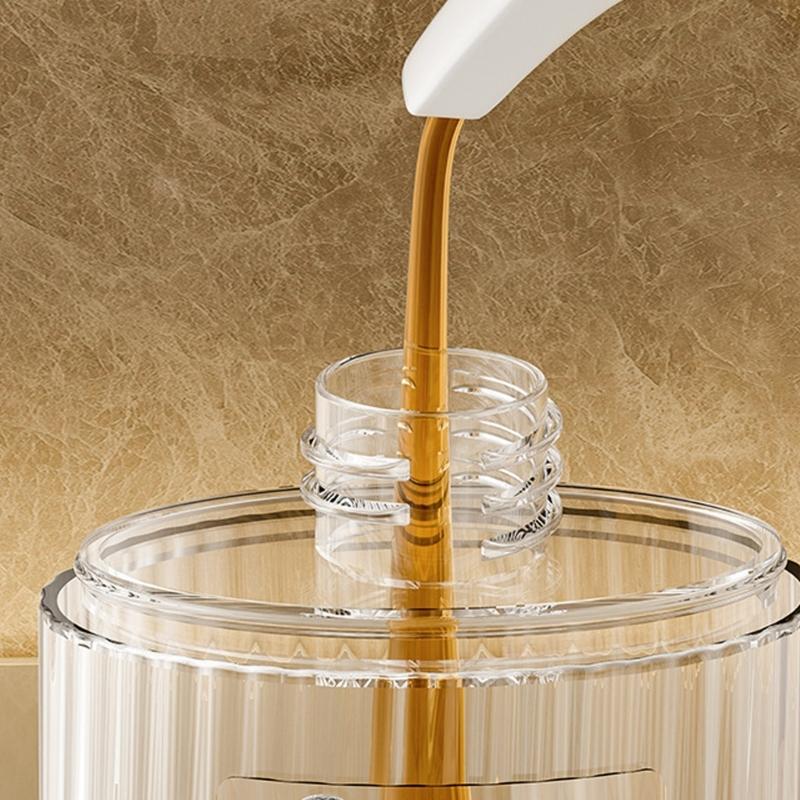 Liquid Dispenser Clear Plastic Cosmetic Container Leakproof Design For Lotion Shampoo Travel Kit
