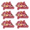 10pcs /Lots Western Cowboys Embroidered Patches Letter Patch Iron On Patches For Clothing Thermoadhesive Patches Jackets Hats Diy 