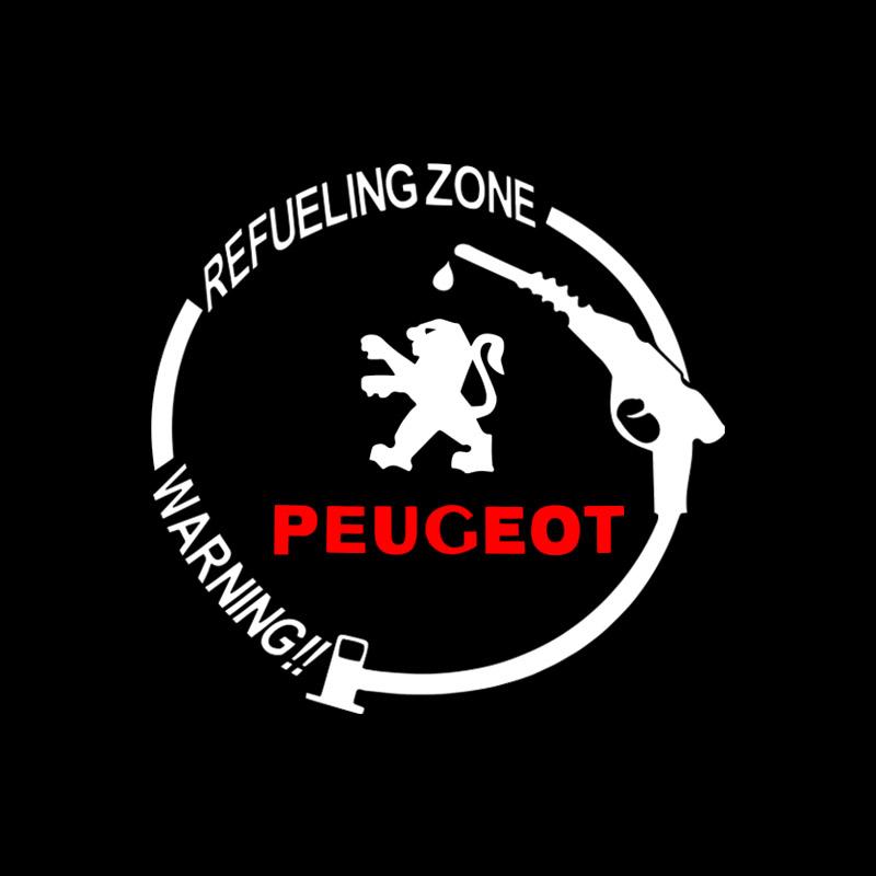 Car Fuel Tank Cap 3D Stickers Vinyl Fashion Decoration Decals For Peugeot 308 408 508 RCZ 208 3008 2008 206 207 108 406 407 408 206 207 208 306 307