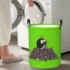 Mole Happy Krtek Foldable Laundry Baskets Dirty Clothes Toys Storage Basket Home Organizer Box