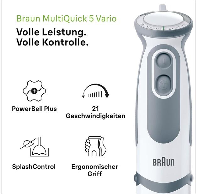 Погружной блендер Braun MQ 5245 WH MultiQuick Set