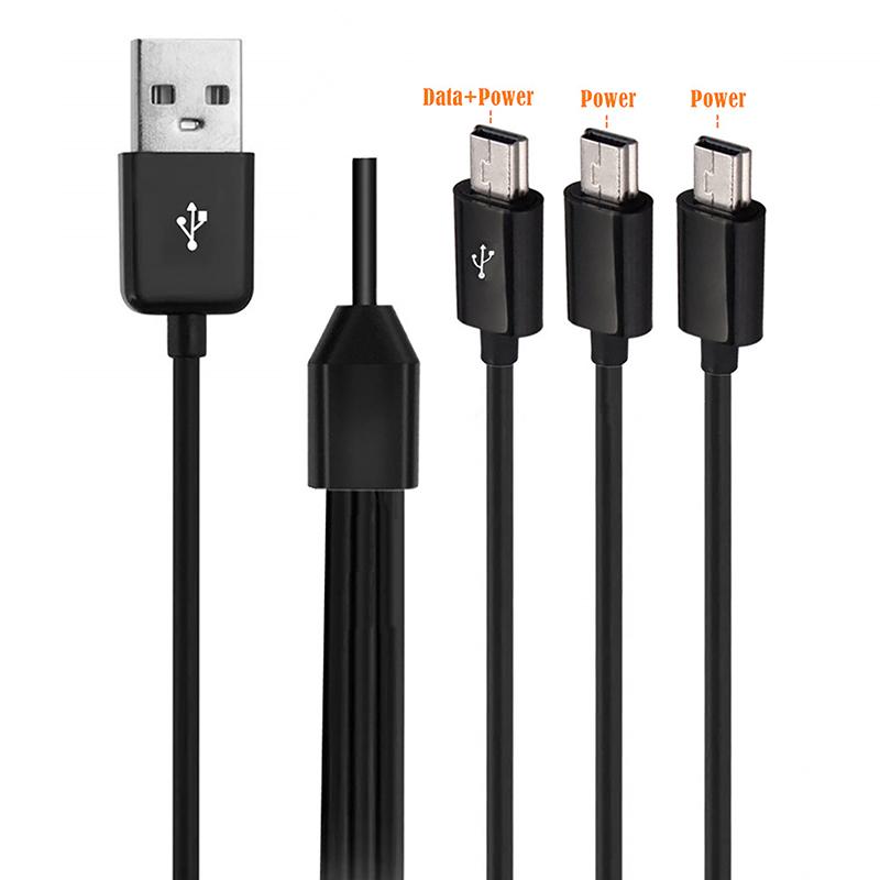 1Pc 1M 3 In 1 Usb A Male 1 To 3 Mini Usb 5Pin Mini Usb Data Charger Cable 1Meter Fast Charging Mini Usb Y Splitter Cable