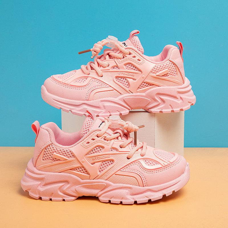 New Women New Fashion Platform Sport Shoes Women Summer Black Casual Chunky Sneakers Women Mesh Leather Platform Shoes