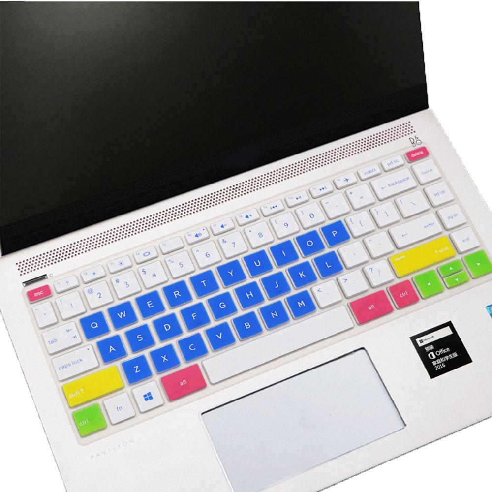 

For Computer 14 inches Waterproof Keyboard Covers Protective Film Keyboard Stickers Multicolor A