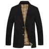 Men's Casual Water-Washed Cotton Suit Jacket - Spring/Autumn, Thin Fit 