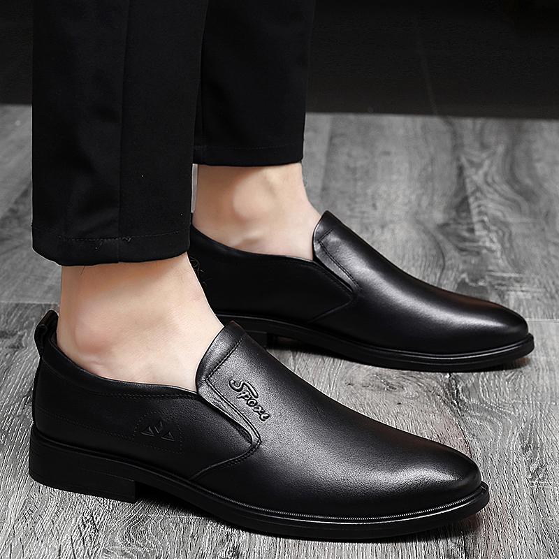 Men Casual Shoes Genuine Leather Luxury Loafers Mens Handmade Office Formal Wedding Shoes Vintage Leisure Business Slip On Flats