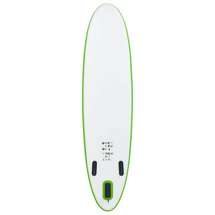 VidaXL Ensemble de Planches SUP Gonflables Planche à Rame Pagaie Surf Increvable et Résistant aux UV Hommes Adulte Extérieur 92734