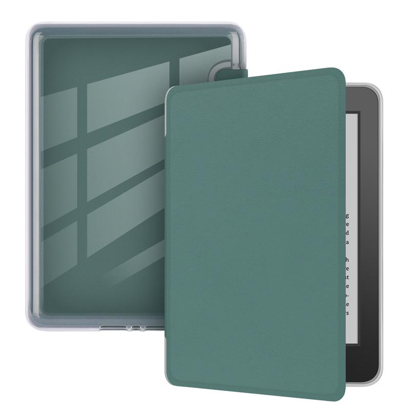 2024 Kindle Paperwhite Acrylic Cover & 2022 Leather Case for Oasis