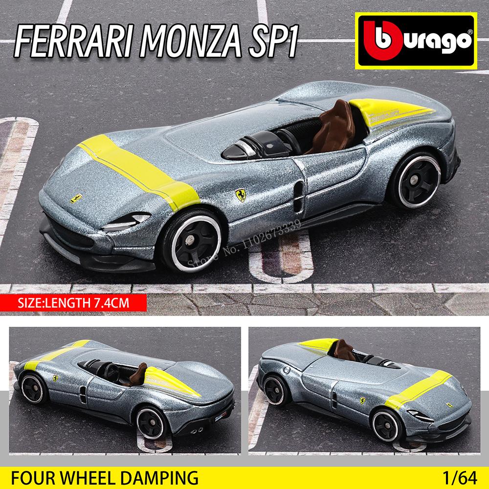 ABAQ1 Bburago 1:64 genuine Ferrari SF90 SP1 458 ENZO F40 F12TDF SF90 car model series children's Christmas boy gift toys