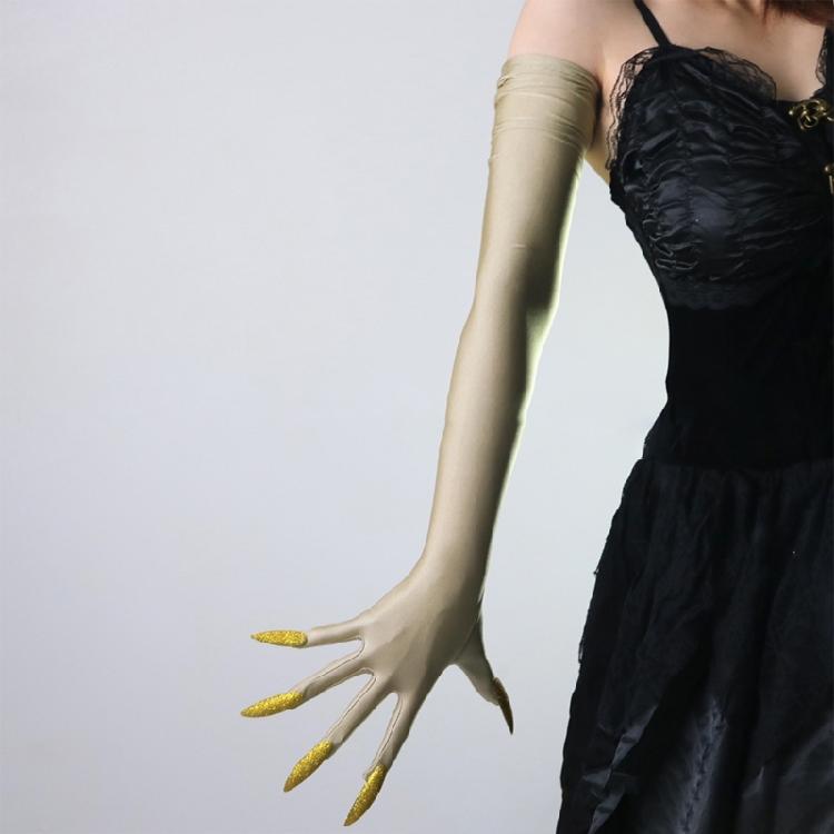 Lange Nägel Handschuhe Elastische Pfoten Armhandschuhe Für Punk Outfit Kostümpartys Abendveranstaltung Anzieh Zubehör Armschmuck