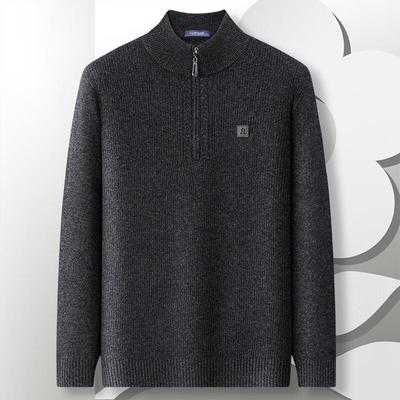 MONTAGUT Herren Herbst/Winter Verdickter Warmer Wollpullover mit Halbhohem Kragen