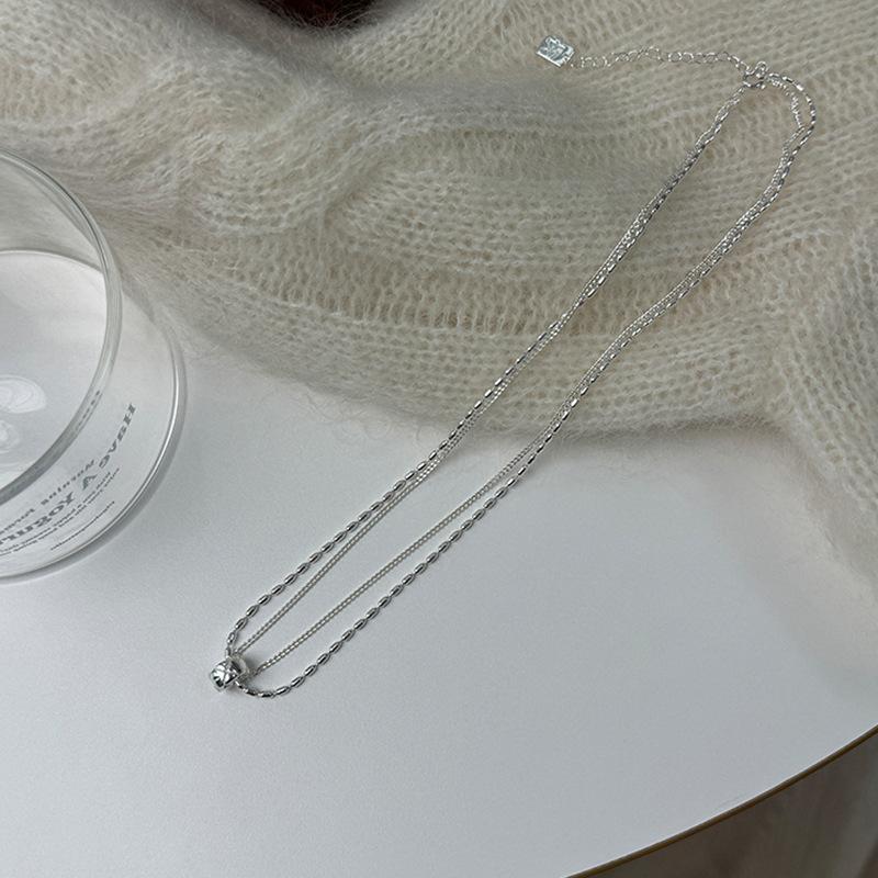 

Подвеска в виде ромба, двухслойное ожерелье, женственный дизайн, простая и изысканная индивидуальность, модный тренд, универсальная цепочка на шею, цепочка на ключицу