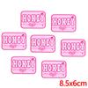 10PCS Wholesale Pink Bow Crown Lips Embroidery Patches For Clothing DIY Thermoadhesive Patches On Clothes Iron On Patch Backpack