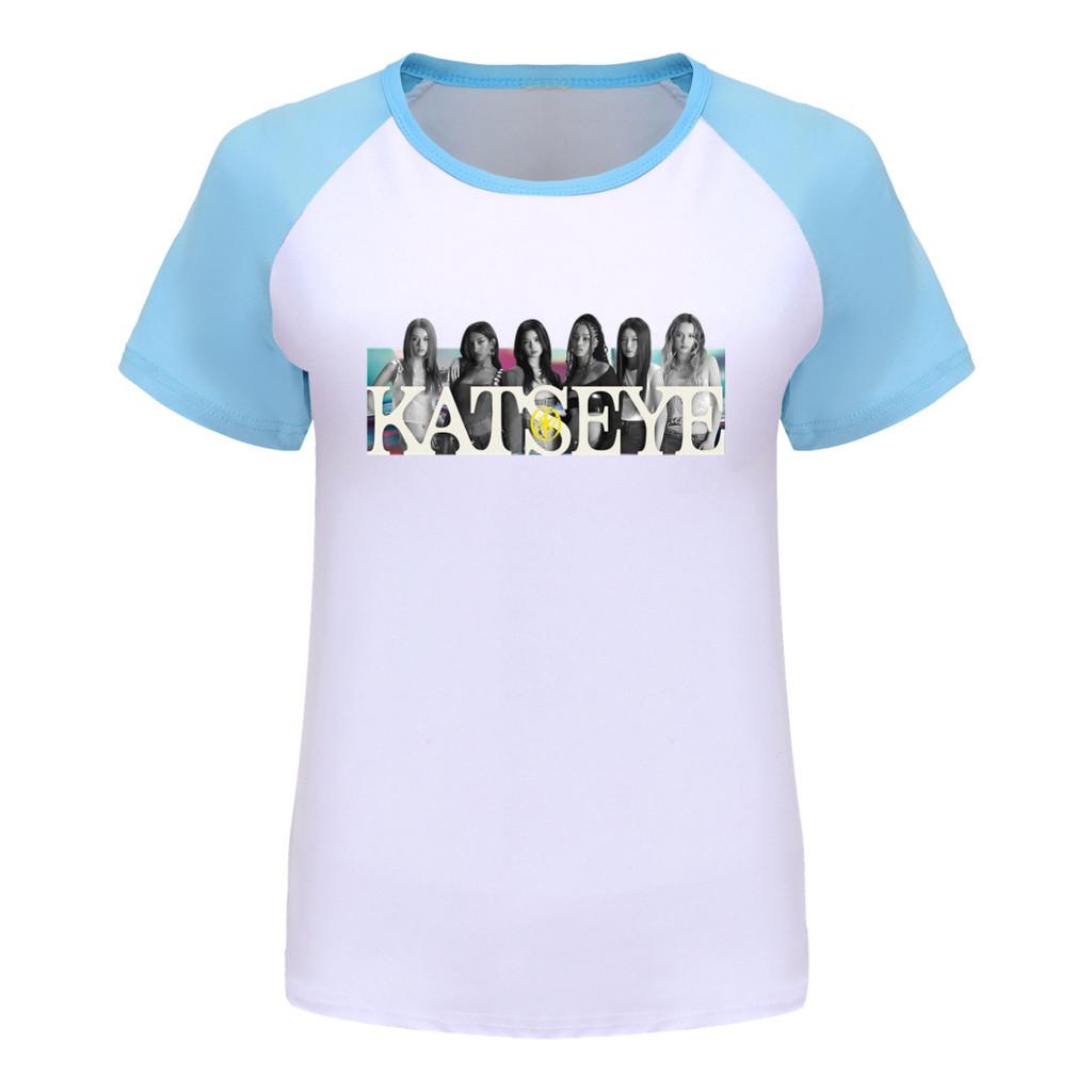 5350 Vardaglig Barn Flickor T-shirt KATSEYE Tryck Topp