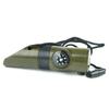 Multifunctional Whistle 7 In 1 Survival Bushcraft Trekking Compass Mirror