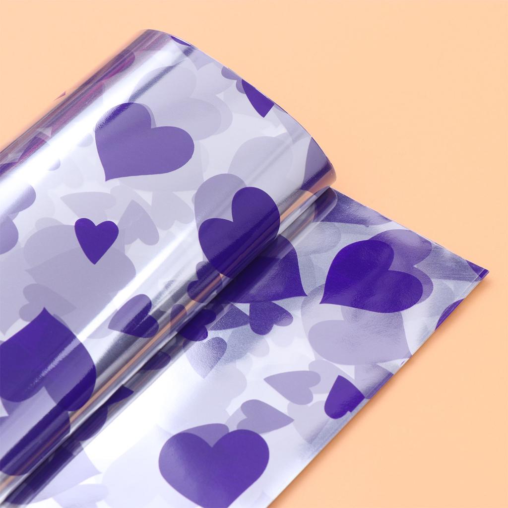 50 Sheets Ecofriendly Heart Pattern Wrapping Paper for Gifts Bouquets DIY Craft Projects Wrapping Paper for Bouquet