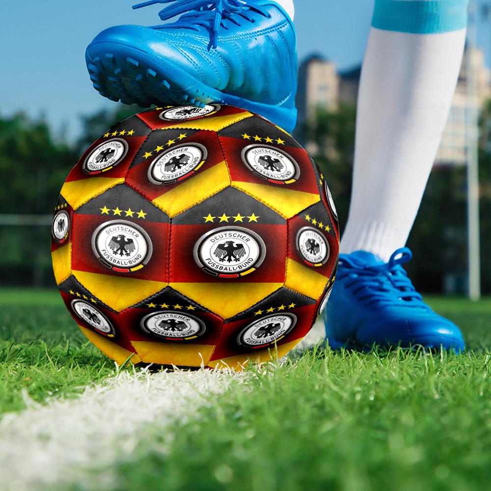 Germany Football Emblem Printed Size 5 Soccer Balls, High-Quality, Anti-Slip, Protective Football, A Unique Gift , Birthdays, Christmas Gifts