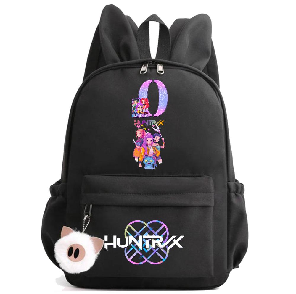 New Cartoon English Letter A-Z Printed Backpack for Teenger Children Student Schoolbag Girl Bookbag Kid Gift Women Travel Bag