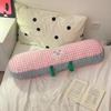 Fashionable And Comfortable Creative Plaid Long Pillows for Side Sleeping in The Bedroom, Perfect for in Dorms