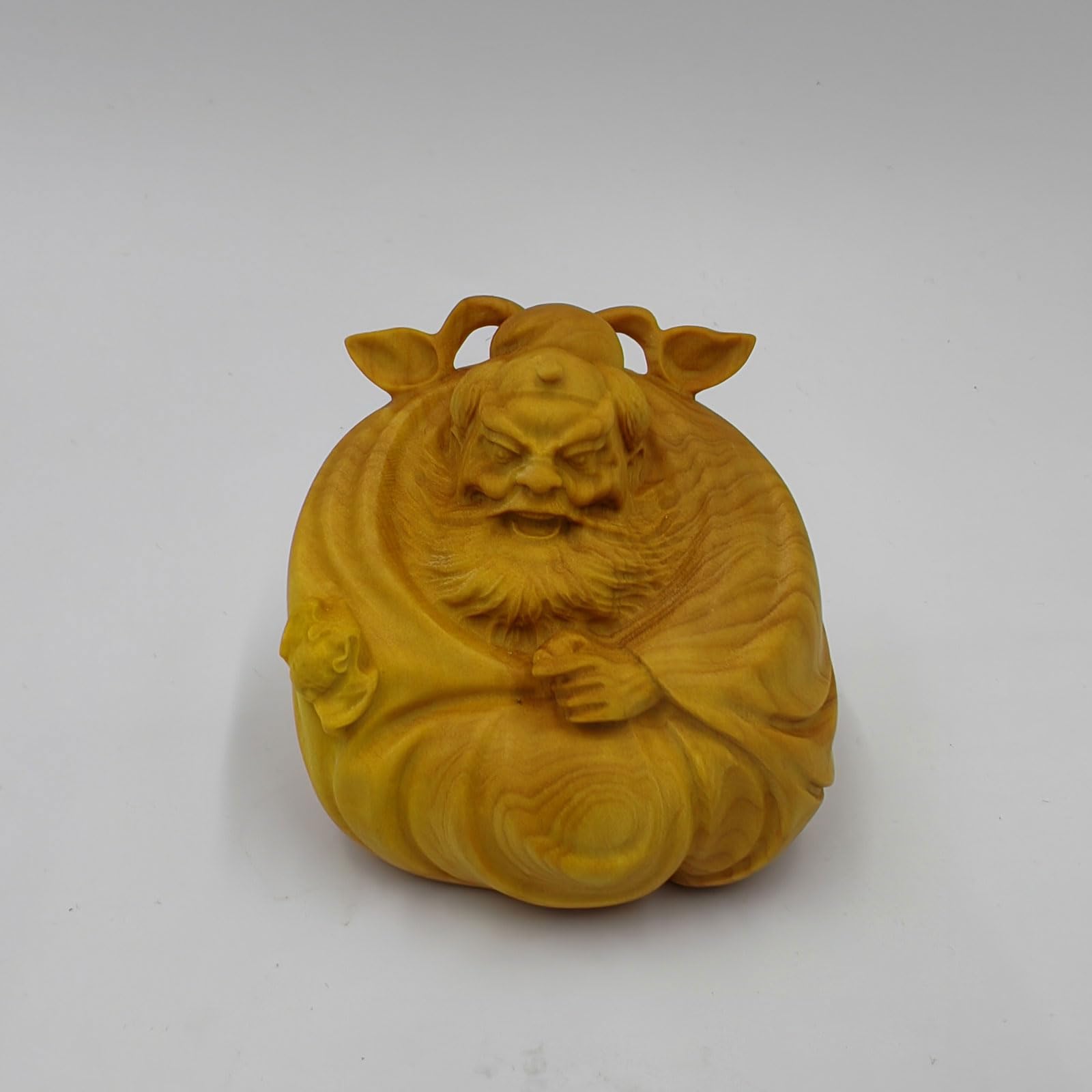 

Деревянная статуэтка Будды Самшит 6 см Деревянная скульптура Фигурка Сёки Божество-хранитель для отвращения зла и несчастий Предмет для удачи Предмет фэн-шуй лист