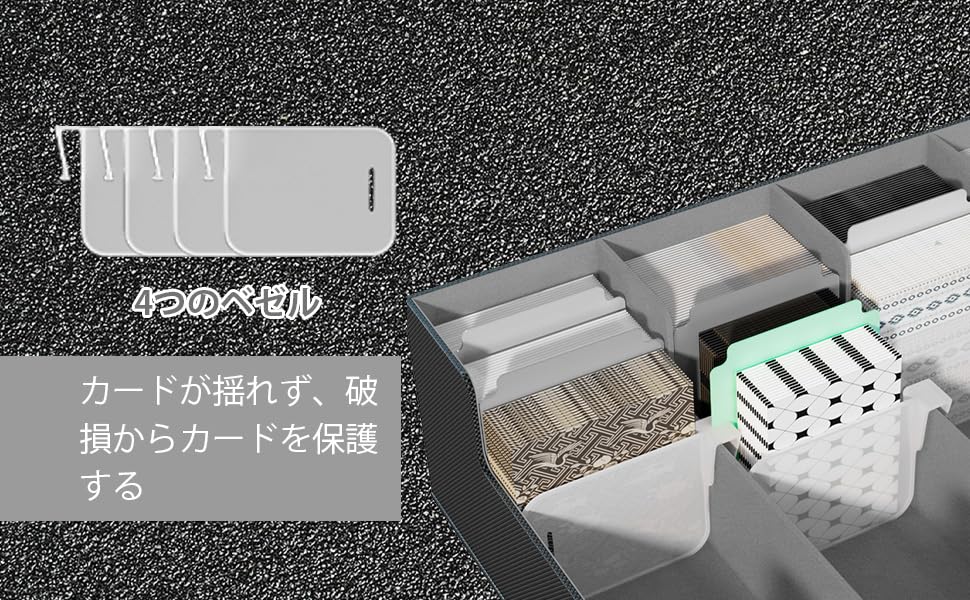 Trekkers PU Leather Card Holds 3000 Cards Vertical Card 4 24 Trekkers Card PU Leather Storage Card Box for Trading Card Deluxe Magnetic Card Standard