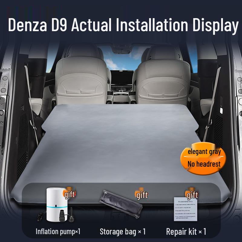 Denza D9 Auto-Bett: Automatische aufblasbare Matratze für Rücksitz & Kofferraum