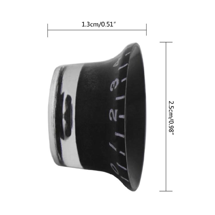 3 Pcs Guitar Top Hat Knobs Speed Control Knobs Volume Tone Control Knobs