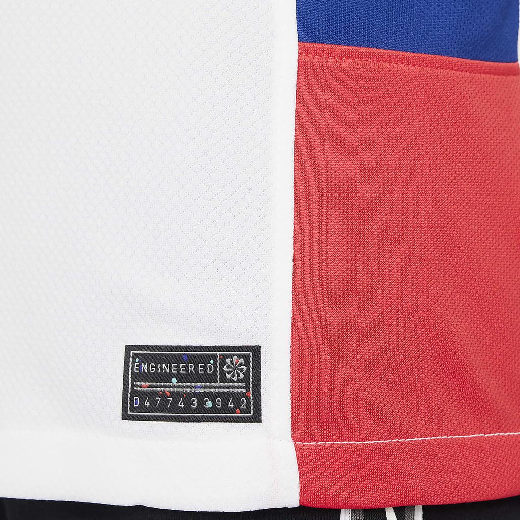 Nike Solid Color Brand Logo Round Neck Pullover Short Sleeve T-Shirt Kids Tops White DV3461-100