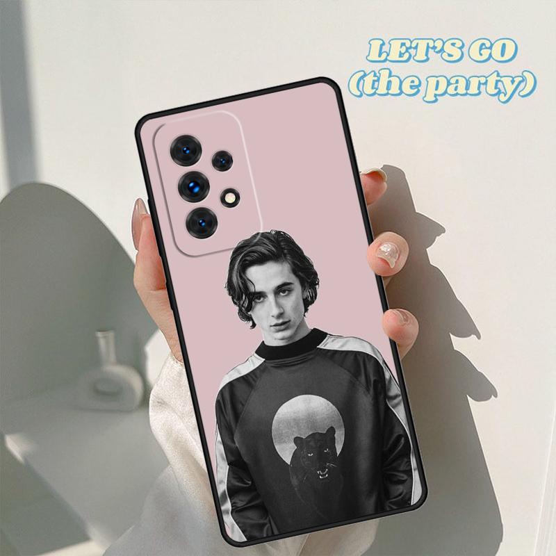 Timothee Chalamet phone case For Samsung Galaxy A42 A31 A40 A51 A71 A32 A80 A91 A52 A72 A73 A20e A21S A50 A70 A11 A12 Cover