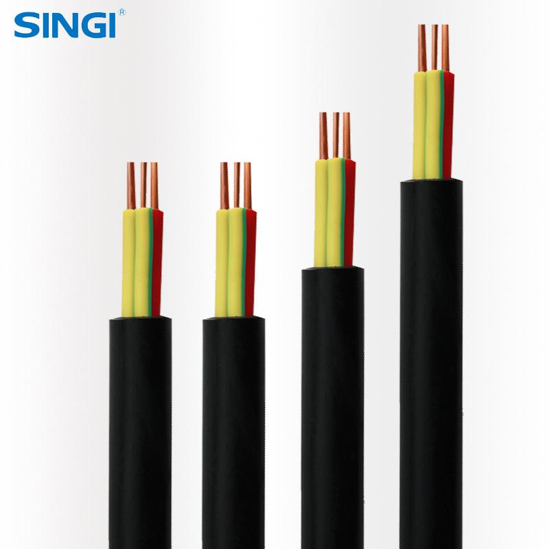 Shanghai Xinji Polyvinyl Chloride Insulated Cable BVVB 3x0.5