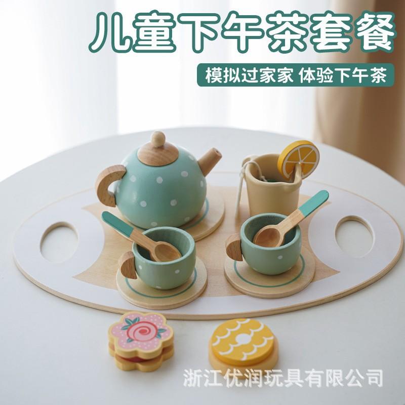 

Игрушечный домик для игрушек Кухня из дерева Мальчик Девочка Десертный магазин Мороженое Чайный сервиз Деревянные детские игрушки