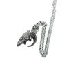 Crocodile Retro Style Animal Jewelry Pendant Alloy Chain Men Decoration Women