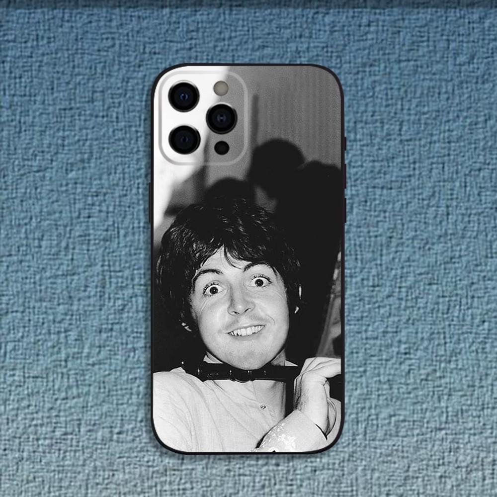 Singer P-Pau-M-McCartney Phone Case For iPhone 16,15,14,13,12,11,Pro,X,XS,Max,XR,Plus,Mini Soft Black Cover