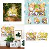 Welcome Spring Woods Sign Decorative Dwarfs Door Hangings, Decorations Welcoming Wall & Doors Sign Spring Theme Top Sale