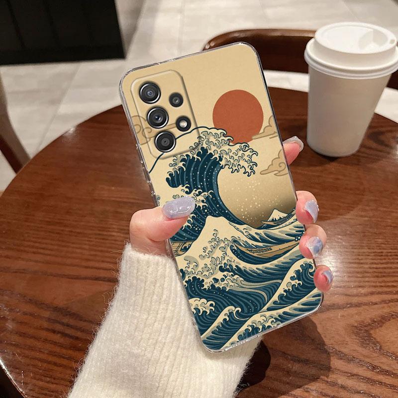 The Great Wave Katsushika Hokusai Phone Case For Samsung Galaxy A56 A57 A37 A55 A54 A36 A35 A26 A25 A16 A17 A07 A52 A34 73 Cover