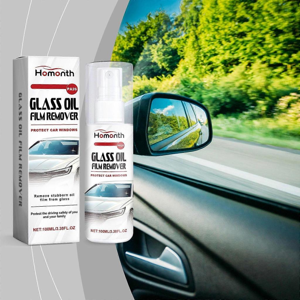 Glass Oil Film Cleaner Multi-Functional Cleaning Agent For Car Windshield Stains Oil Film Cleaner