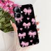 For Infinix Smart 20 4G Case New Fashion Flower Pattern Soft Black Silicone Phone Cover For Infinix Smart 20 Bumper Smart20 Para
