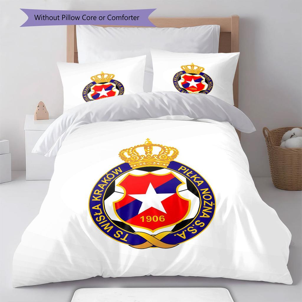 Wisła Poster Bedding Quilt Set Quilt Cover Pillowcase Home Decoration Birthday Gift (1 * Duvet Cover + 2 * Pillowcase, Without Core)