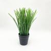 Artificial Allium Ascalonicum Potted Plant With White Or Black Pot For Event And Home Decoration