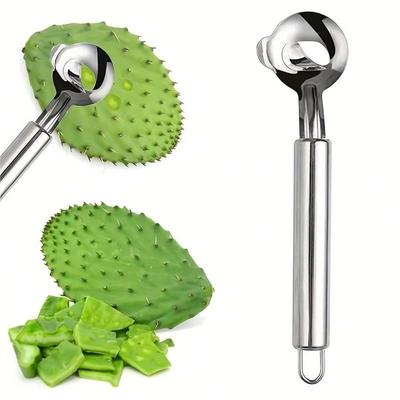 2piece Stainless Steel Peeler ,Multi Purpose Kitchen Tools, Cactus Peeler, Noodle Cutter, Scoop, Durable ,Easy Grip Handles Cooking Cutting
