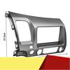 Car Radio Fascia Trim Kit, 2 Din Dash Panel DVD Frame Tall Kit For Honda Civic 2008 2009 2010 2011-M53K