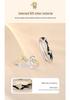 Tichia Der kleine Prinz S925 Sterling Silber Verstellbare Partnerringe - Kreatives Sternendesign