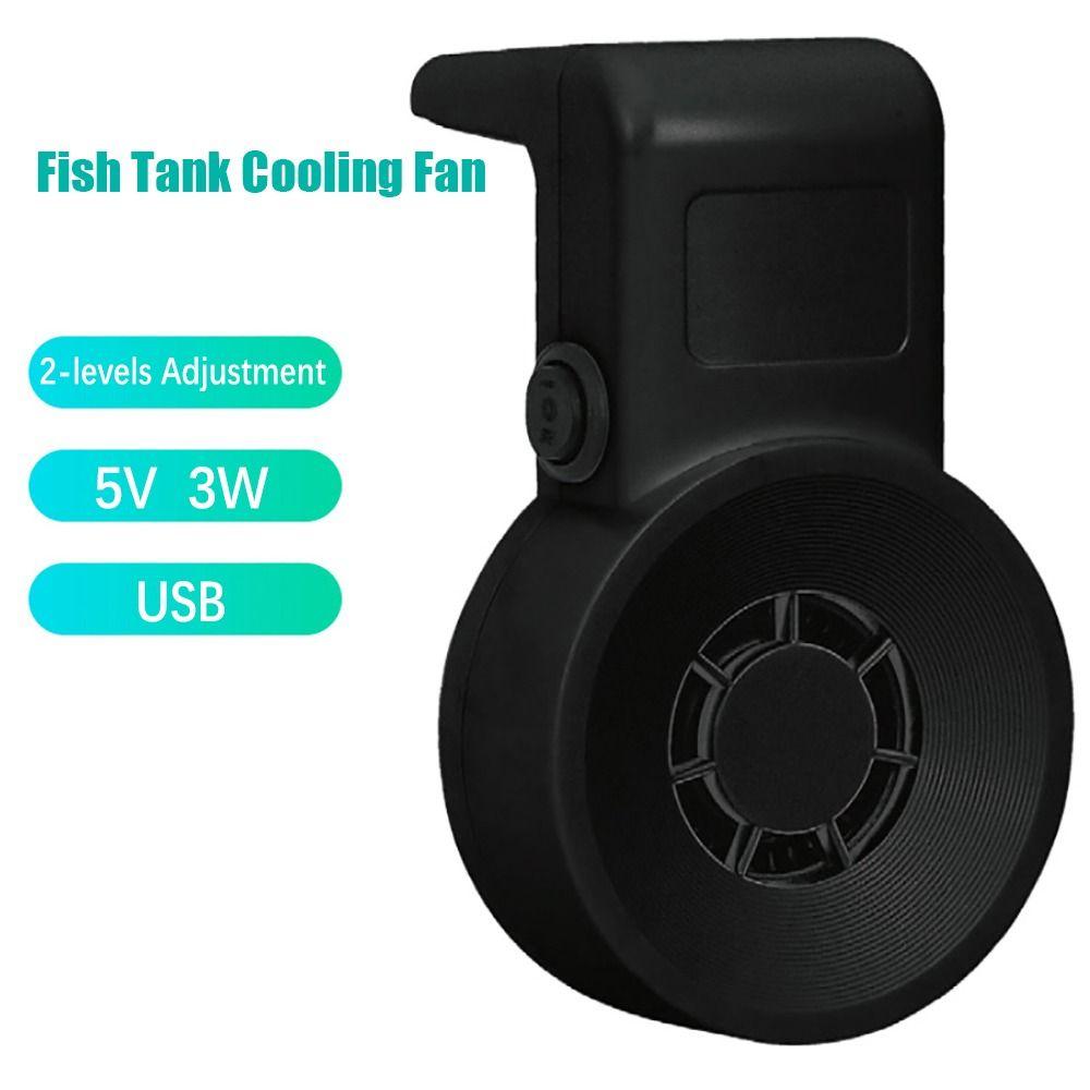 Wall Mounted Fish Tank Cooling Fan USB Fish Tank External Cooling System Aquariums Air Cooler