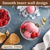 4Pcs Stainless Steel Ice Cream Bowl with 4 Forks 250ml Dessert Goblet Pudding Cup Sundae Cup Salad Bowl Kitchen Party Tableware