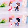 Charming Mini Marriage Lover Couple Figurines For Romantic Miniature Landscapes